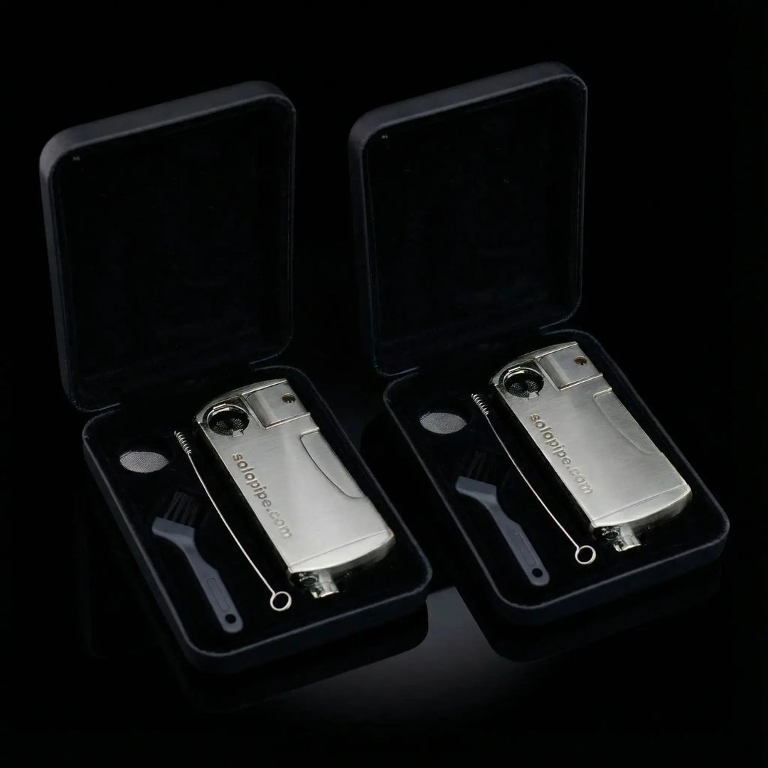 2 - Pack SoloPipe® Self - Lighting Pipe — Classic Chrome Edition - solopipe