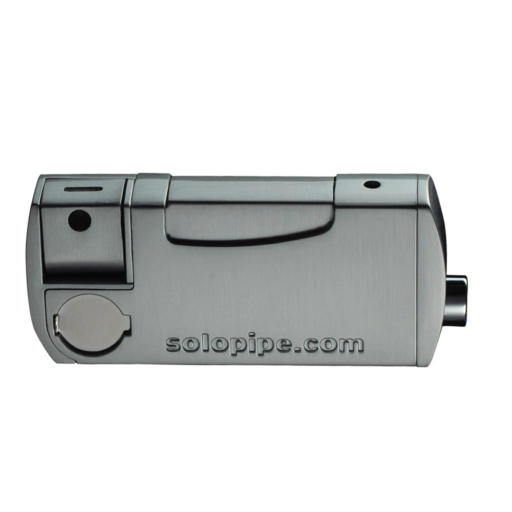 Original Solopipe Lighter & Pipe Combo | Chrome - solopipe
