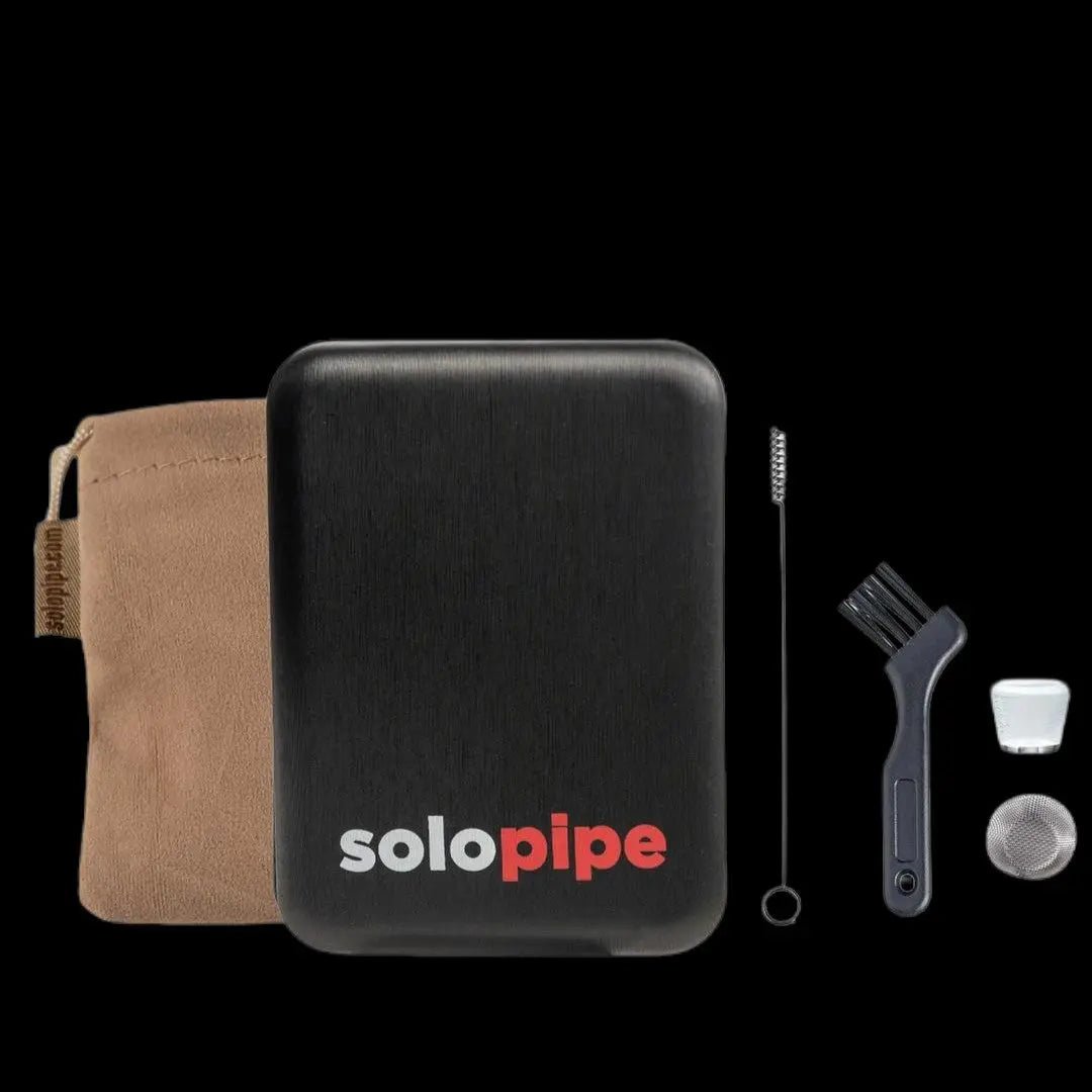 Original Solopipe Lighter & Pipe Combo — Gold Edition - solopipe