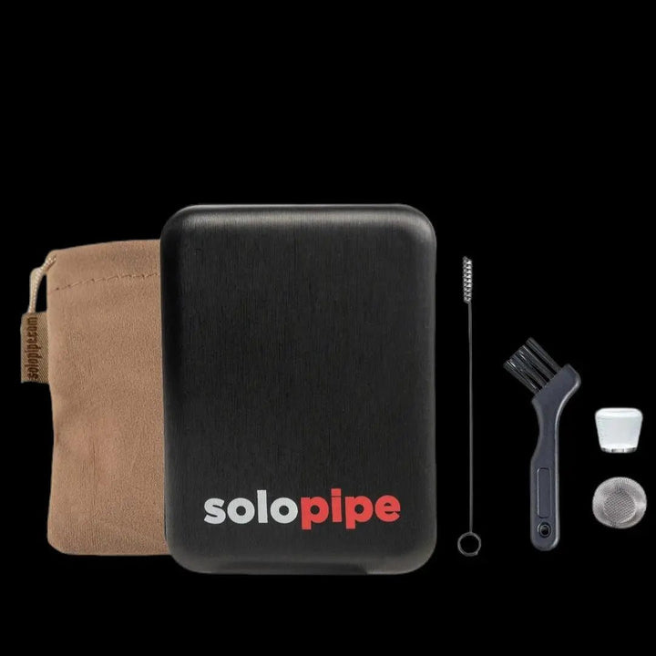 Original Solopipe Lighter & Pipe Combo — Gold Edition - solopipe