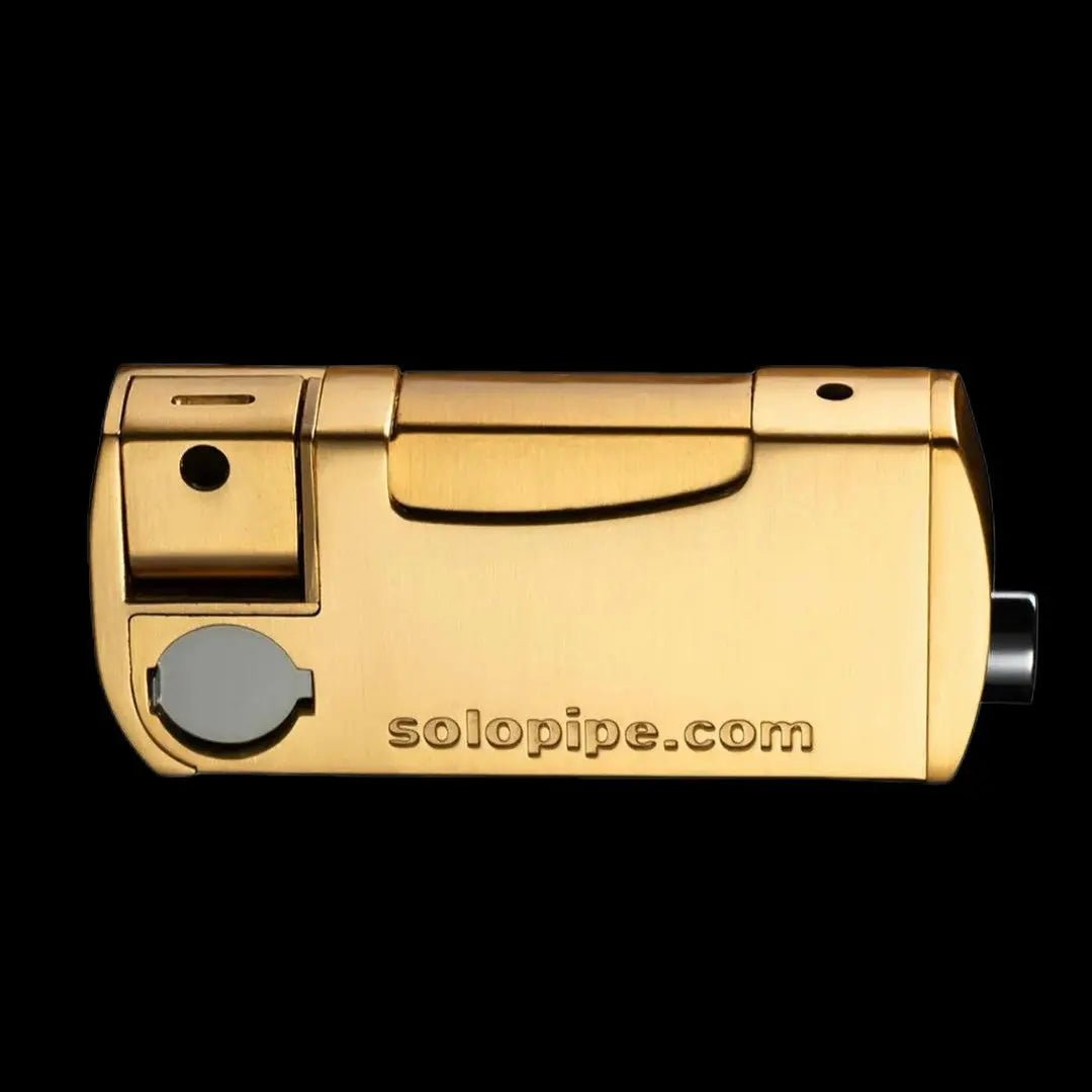 Original Solopipe Lighter & Pipe Combo — Gold Edition - solopipe