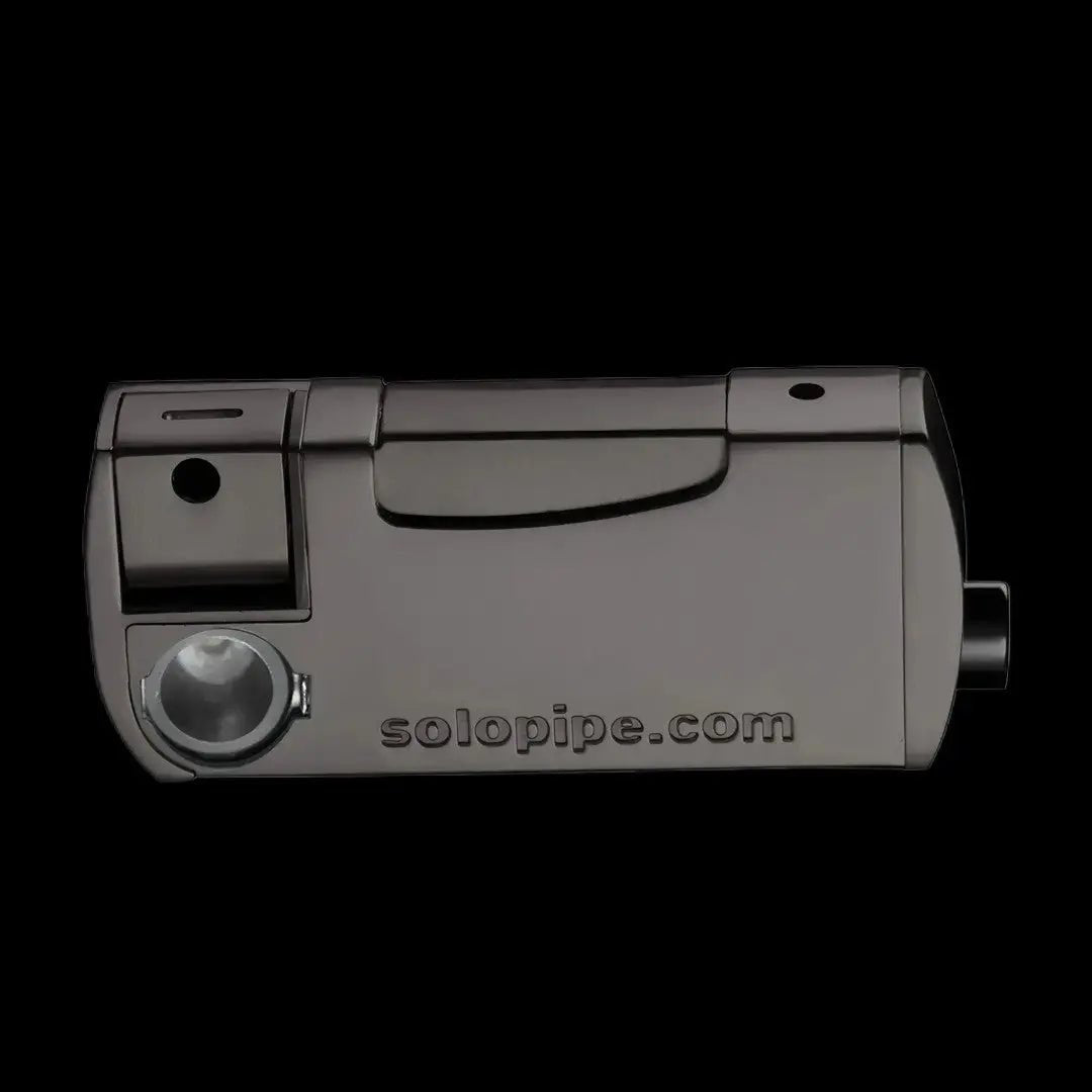 Original Solopipe Lighter & Pipe Combo — Gun Metal Edition - solopipe