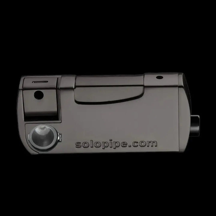 Original Solopipe Lighter & Pipe Combo — Gun Metal Edition - solopipe