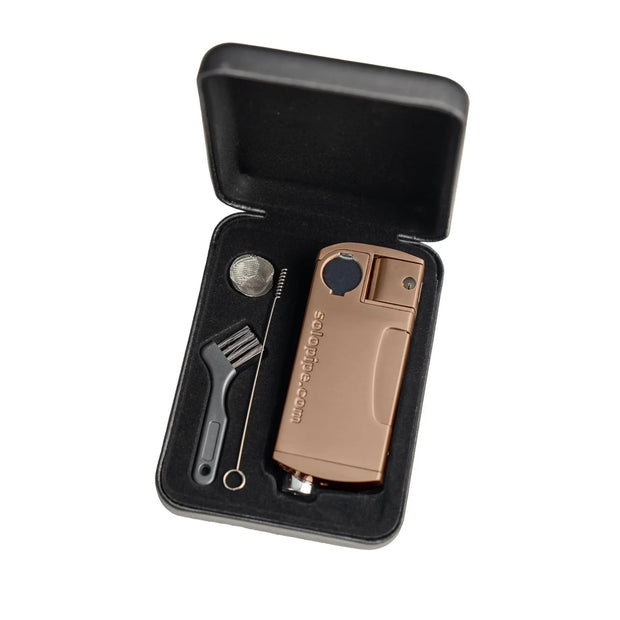 Original Solopipe Lighter & Pipe Combo | Rose Gold - solopipe