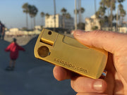 2 Pack The Original Refillable SoloPipe® Self Lighting Pipe - Opulent Gold - solopipe